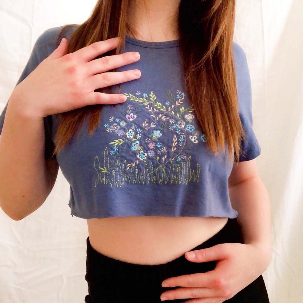 flower crop top